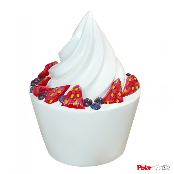 Frozen Yogurt Aufsteller - groß