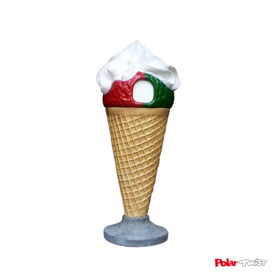 Kugeleistüte als Abfallbehälter #1