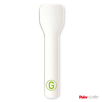 Bio-Eisspaten 9,4cm Papier weiß