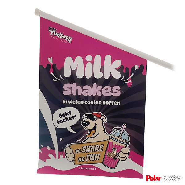 Milk Shake Fahne
