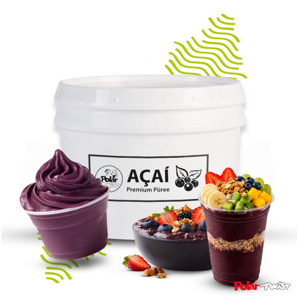 AÇAÍ Frucht Püree für Bowls und Softeis
