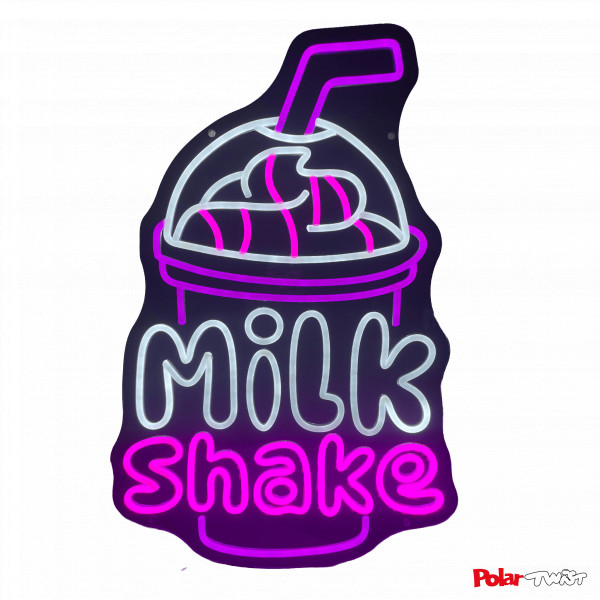 Milk Shake Leuchtreklame