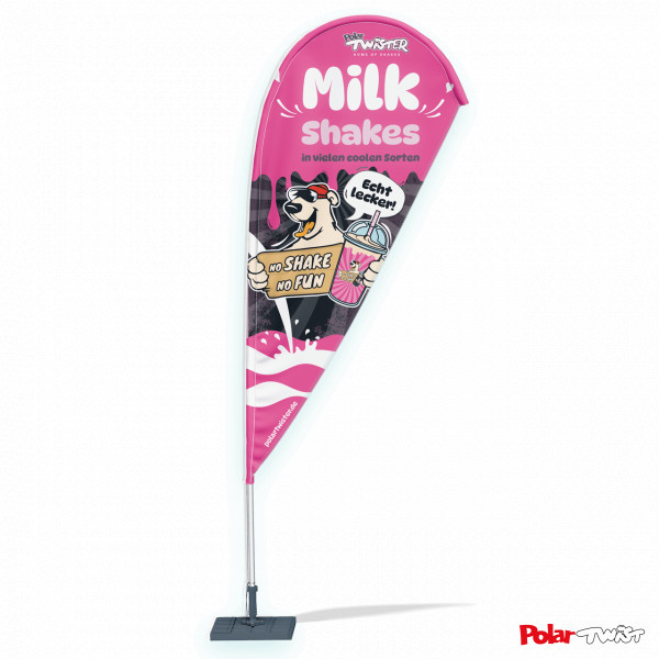 MilkShake Beachflag outdoor