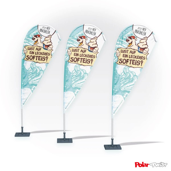 Beachflag outdoor